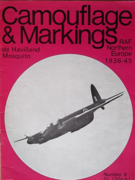 CAMOUFLAGE & MARKINGS Books 06. de HAVILLAND MOSQUITO RAF NORTHERN EUROPE 1936-45
